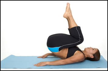 Bent leg hip raises work the lower abs and focus on building control.