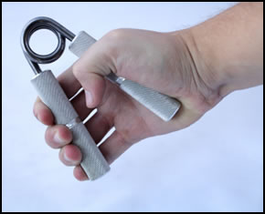 Hand grippers like these are excellent for developing crushing grip strength!