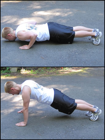 How to do burpee exercise, pic #3.