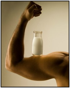Milk is a great post workout drink.